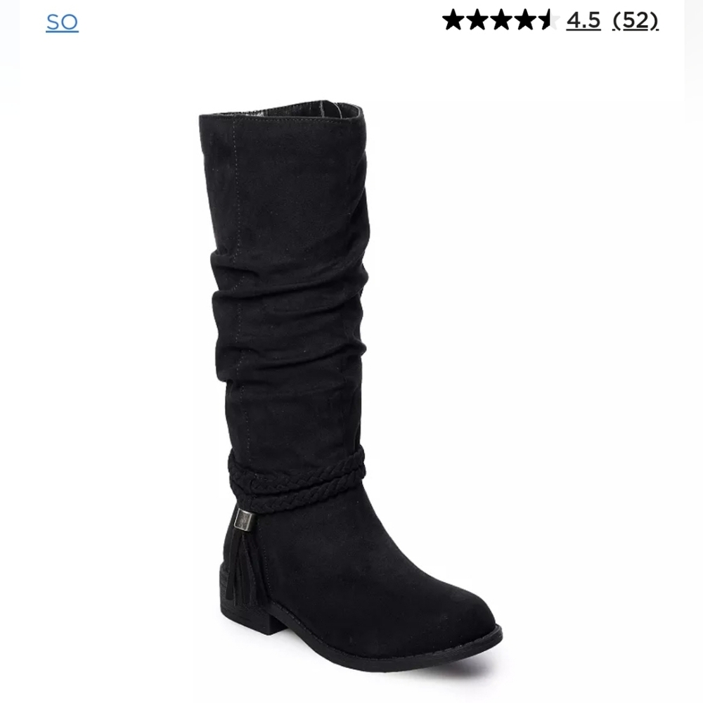SO® Ellen Girls' Tall Boots